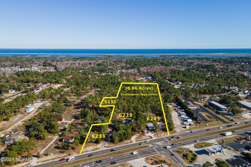 Development opportunity! 8.86 acres, with 442 ft of prime road - Beach Acreage for sale in Wilmington, North Carolina on Beachhouse.com