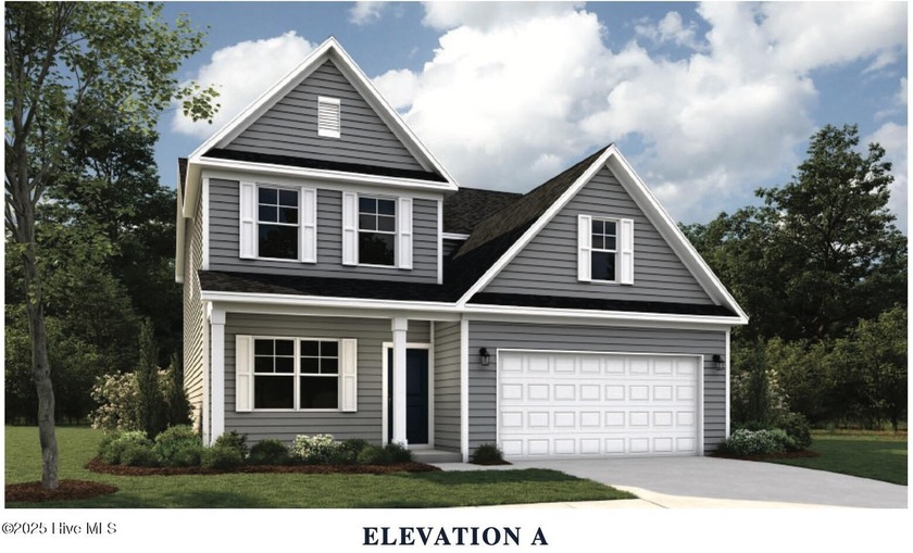 This home (Bellwood Plan) backs up to the beautiful golf course - Beach Home for sale in New Bern, North Carolina on Beachhouse.com