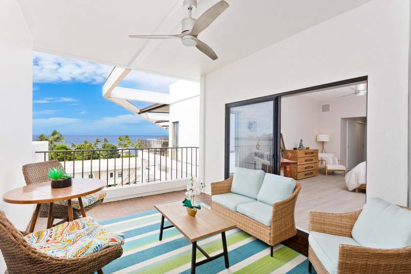 Perched above the Kona coastline, Penthouse 704 at the Royal Sea - Beach Condo for sale in Kailua Kona, Hawaii on Beachhouse.com