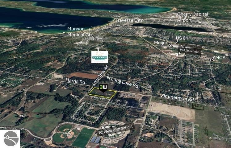 Prime 20 acre residential development land consisting of two - Beach Acreage for sale in Traverse City, Michigan on Beachhouse.com