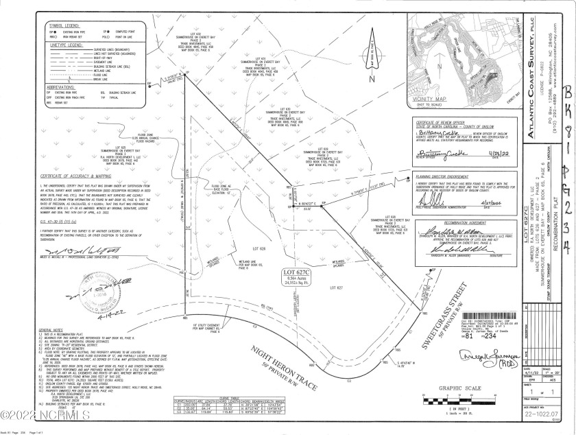 OBTAIN THE PROPERTY REPORT REQUIRED BY FEDERAL LAW AND READ IT - Beach Lot for sale in Holly Ridge, North Carolina on Beachhouse.com