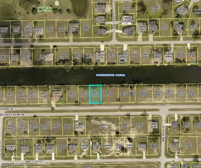 Vacant land on a 10,019 square foot lot.  Close to Coral Oaks - Beach Lot for sale in Cape Coral, Florida on Beachhouse.com