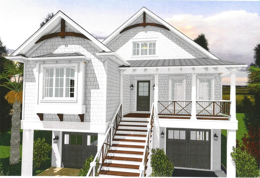 This to be built beach-style home located in Harbor Club on - Beach Home for sale in Georgetown, South Carolina on Beachhouse.com