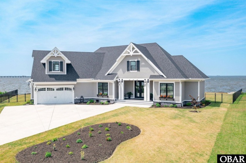 Built in 2024, this stunning soundfront home in a private - Beach Home for sale in Manteo, North Carolina on Beachhouse.com