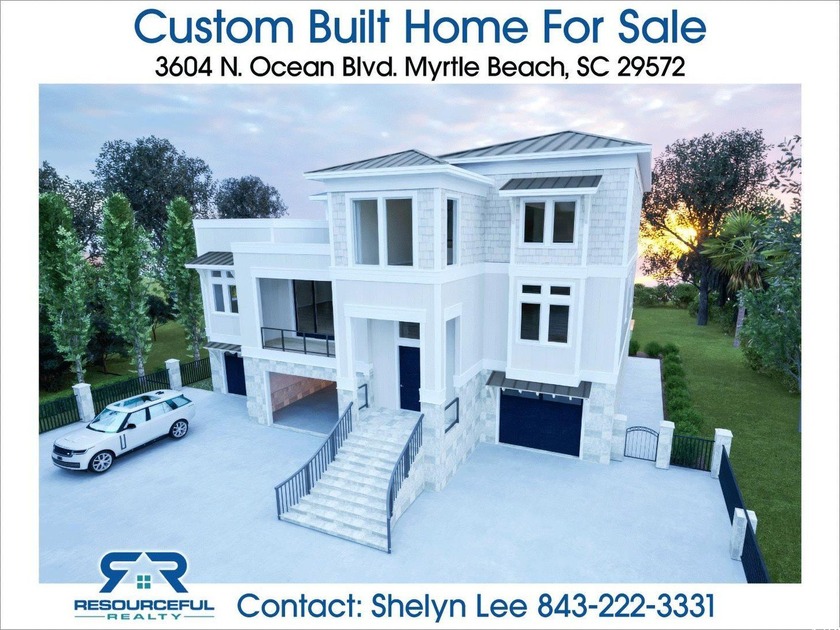 Stunning Oceanfront Custom Home - To Be Built Experience - Beach Home for sale in Myrtle Beach, South Carolina on Beachhouse.com