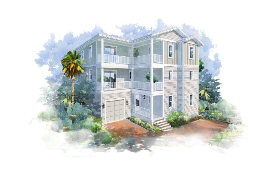 The long awaited Camellia Plan on a most desirable lot backing - Beach Home for sale in Santa Rosa Beach, Florida on Beachhouse.com