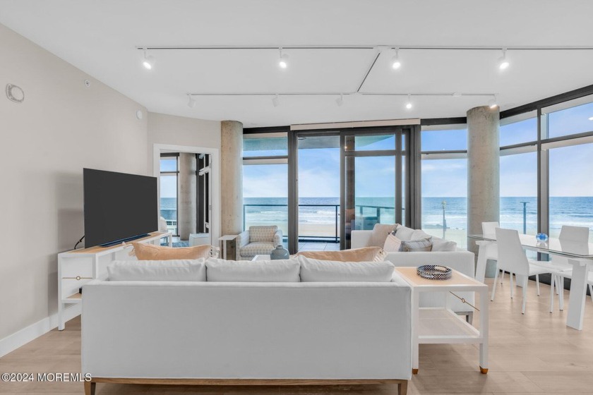 Expansive designer 3-bedroom oceanfront residence with direct - Beach Condo for sale in Long Branch, New Jersey on Beachhouse.com