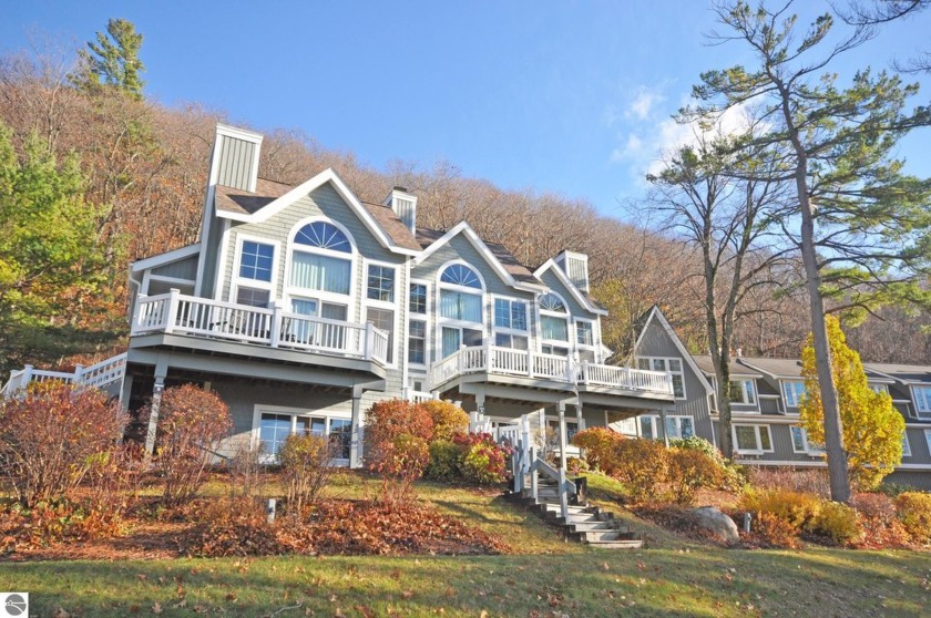 Beautiful Lake Michigan and Sleeping Bear Bay views from this - Beach Condo for sale in Glen Arbor, Michigan on Beachhouse.com