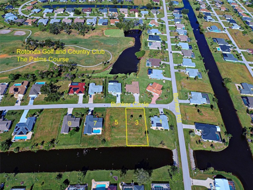 Buildable WATERFRONT Lot, 79 feet of fresh water canal frontage! - Beach Lot for sale in Rotonda West, Florida on Beachhouse.com