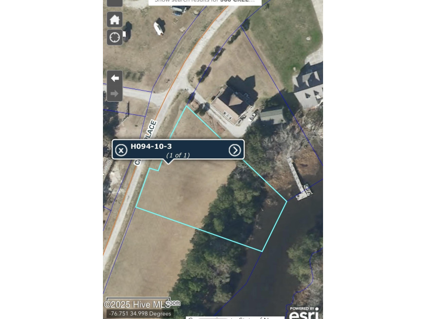 A rare opportunity for an unrestricted, waterfront lot just - Beach Lot for sale in Arapahoe, North Carolina on Beachhouse.com
