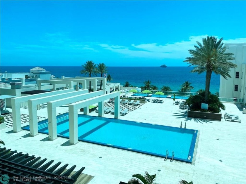 Stunning direct Atlantic Ocean views from the Living Room & - Beach Condo for sale in Fort Lauderdale, Florida on Beachhouse.com