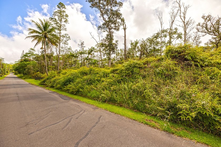 Nestled amidst a lush, verdant one-acre lot on Pomaikai Street - Beach Lot for sale in Pahoa, Hawaii on Beachhouse.com
