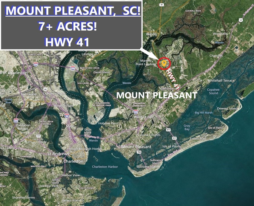 **** ATTENTION BUILDERS / DEVELOPERS / INVESTORS!! **** MT - Beach Acreage for sale in Mount Pleasant, South Carolina on Beachhouse.com