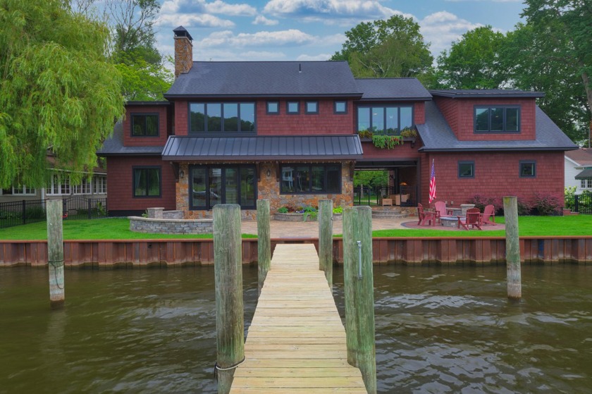 108'' of Prime Gold Coast frontage on the Kalamazoo River! This - Beach Home for sale in Saugatuck, Michigan on Beachhouse.com