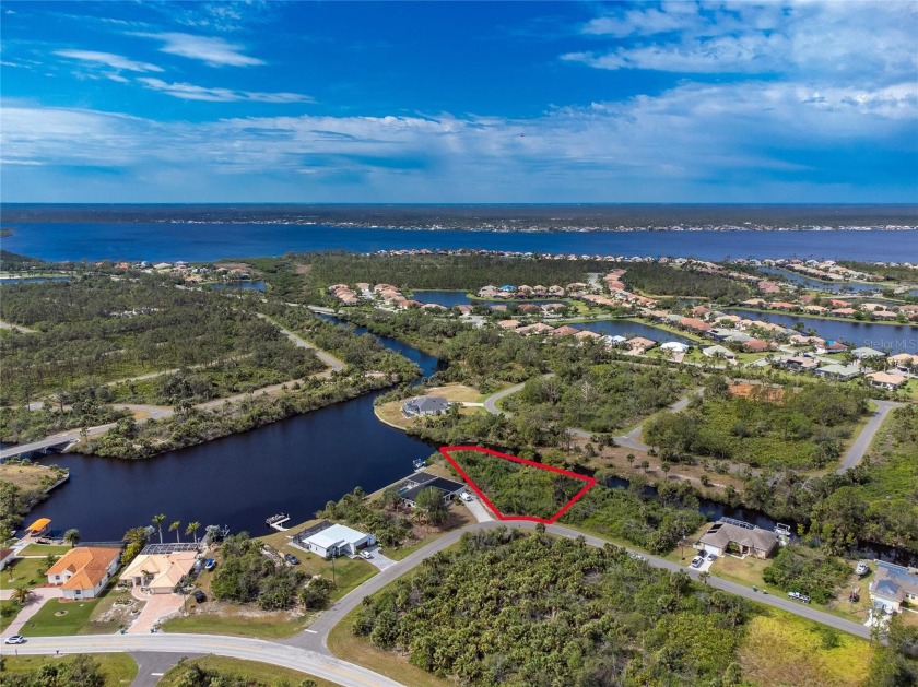 Oversized waterfront lot that is pie-shaped and located on a - Beach Lot for sale in Port Charlotte, Florida on Beachhouse.com