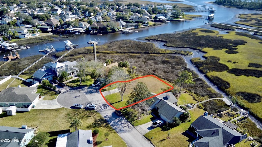 Nestled on a marsh-front lot adjacent to the Intracoastal - Beach Lot for sale in Jacksonville, Florida on Beachhouse.com