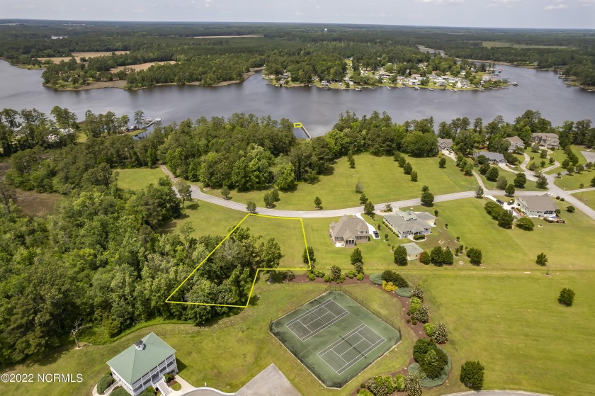 Cleared 0.66 acre water view home site  with a deep-water deeded - Beach Lot for sale in Arapahoe, North Carolina on Beachhouse.com