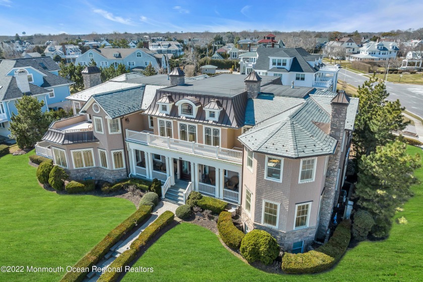 Oceanfront home sits majestically on oversized lot with - Beach Home for sale in Spring Lake, New Jersey on Beachhouse.com
