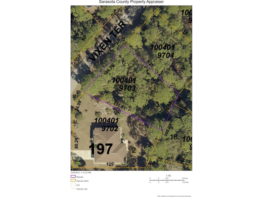 Take a look at this OVERSIZE lot! At 12,114 sq ft it is LARGE - Beach Lot for sale in North Port, Florida on Beachhouse.com