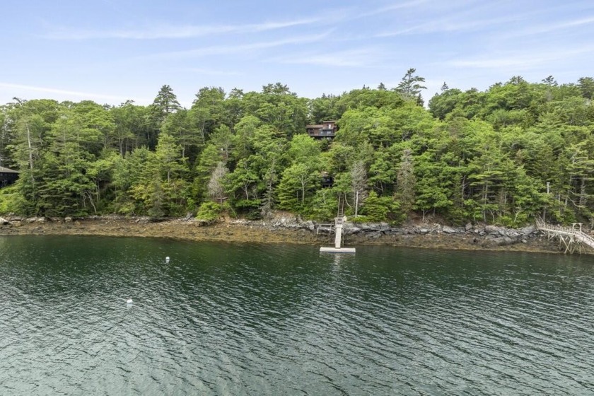 Perched above the shores of iconic Linekin Bay, this - Beach Home for sale in Boothbay Harbor, Maine on Beachhouse.com