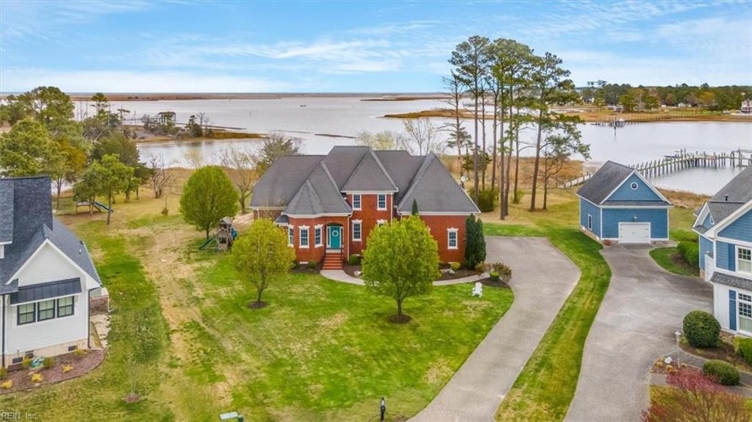 All brick waterfront home on 2.27 acres with panoramic views of - Beach Home for sale in Poquoson, Virginia on Beachhouse.com