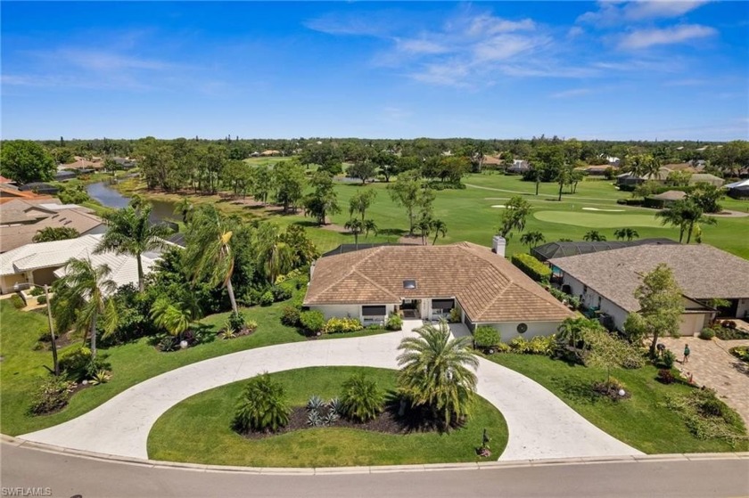 Golf course living at its best--nestled on the 4th green of - Beach Home for sale in Naples, Florida on Beachhouse.com