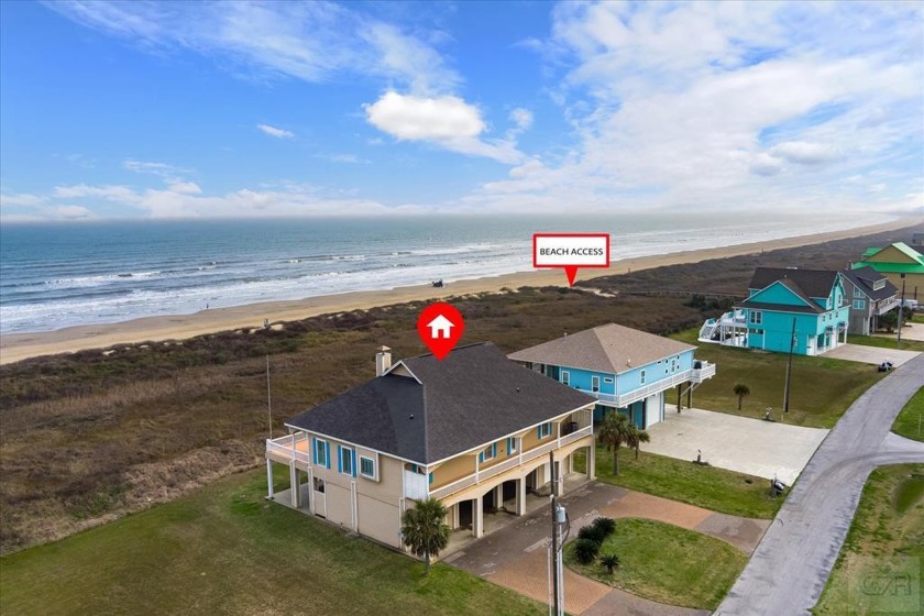 WELCOME TO BEACHFRONT LIVING! This beautiful, large coastal home - Beach Home for sale in Port Bolivar, Texas on Beachhouse.com
