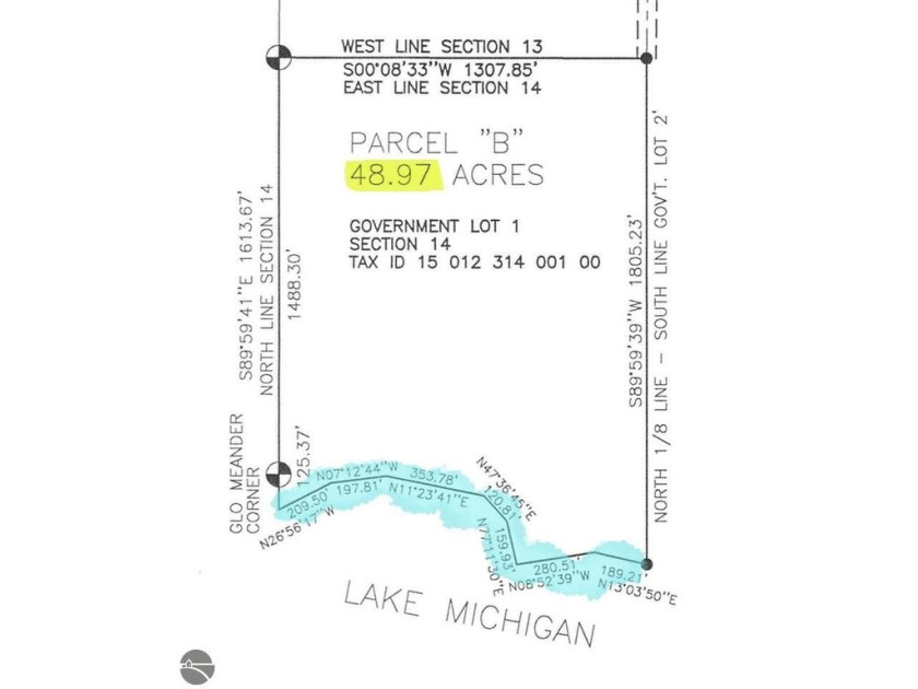 Offering 1,511 feet of private Lake Michigan waterfront on 48.97 - Beach Acreage for sale in Beaver Island, Michigan on Beachhouse.com