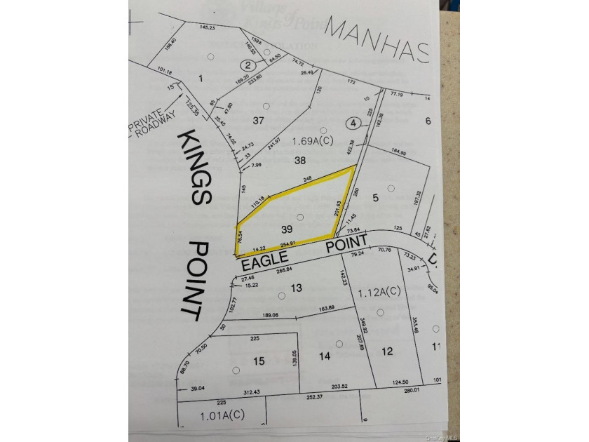 Kings Point  Spectacular West Side Water Views.  Unique - Beach Lot for sale in Great Neck, New York on Beachhouse.com