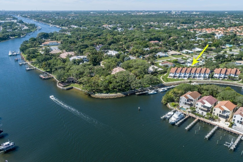 Watch the parade of Boats go by and dock your boat from this - Beach Townhome/Townhouse for sale in Palm Beach Gardens, Florida on Beachhouse.com