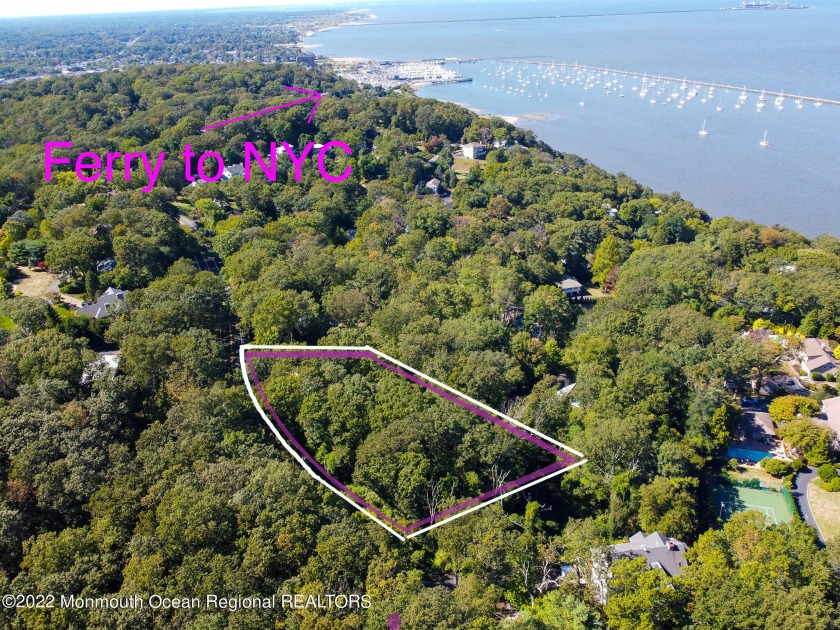 Incredible opportunity to build your dream home nestled in the - Beach Lot for sale in Atlantic Highlands, New Jersey on Beachhouse.com