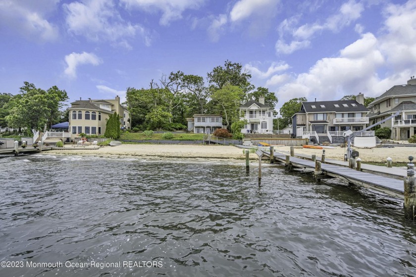 SPECTACULAR OPEN WATER PANORAMIC VIEWS! PRIVATE BEACH ON THE - Beach Home for sale in Brick, New Jersey on Beachhouse.com