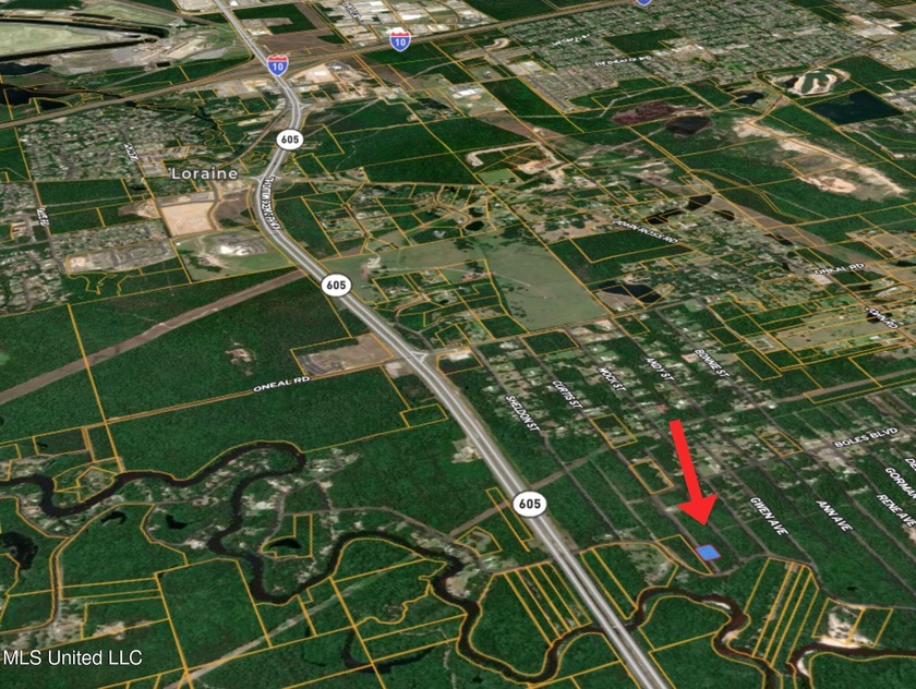 Three adjacent lots in Biloxi River Estates, convenient to 605 - Beach Lot for sale in Gulfport, Mississippi on Beachhouse.com