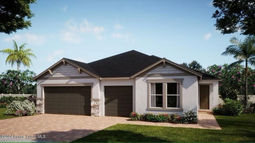 Move-In Ready! Our exceptional Longleaf Craftsman plan features - Beach Home for sale in Palm Bay, Florida on Beachhouse.com