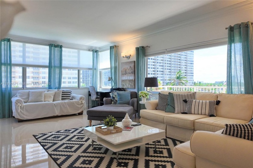 Experience luxury in this stunning 3-bedroom, 2-bathroom corner - Beach Condo for sale in Hallandale Beach, Florida on Beachhouse.com