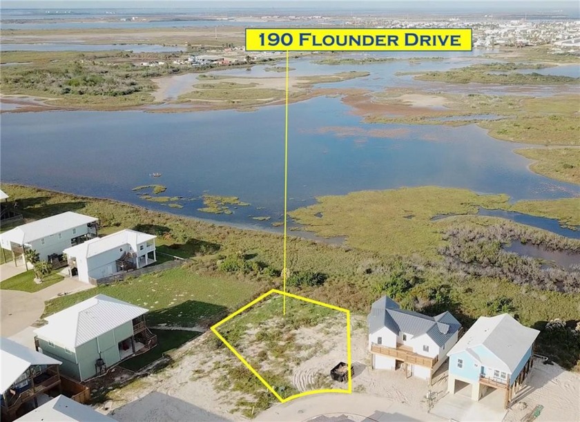 Huge 9000+ SF corner lot with amazing water views! Located in - Beach Lot for sale in Port Aransas, Texas on Beachhouse.com