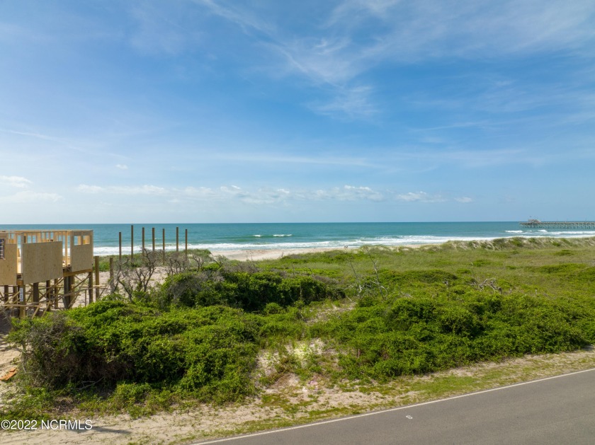 Beautiful deep 60 ft wide oceanfront lot with large building - Beach Lot for sale in North Topsail Beach, North Carolina on Beachhouse.com