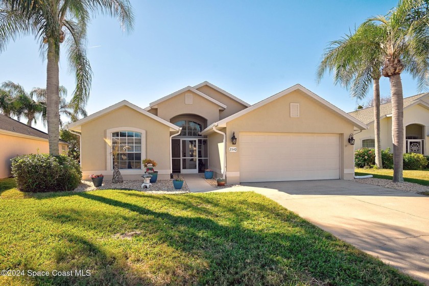 Discover one of the BEST LAKE  GOLF COURSE VIEWS in this - Beach Home for sale in Rockledge, Florida on Beachhouse.com