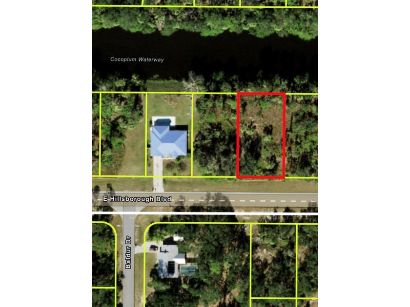 Amazing WATERFRONT lot on the freshwater Cocoplum Waterway!!! - Beach Lot for sale in North Port, Florida on Beachhouse.com