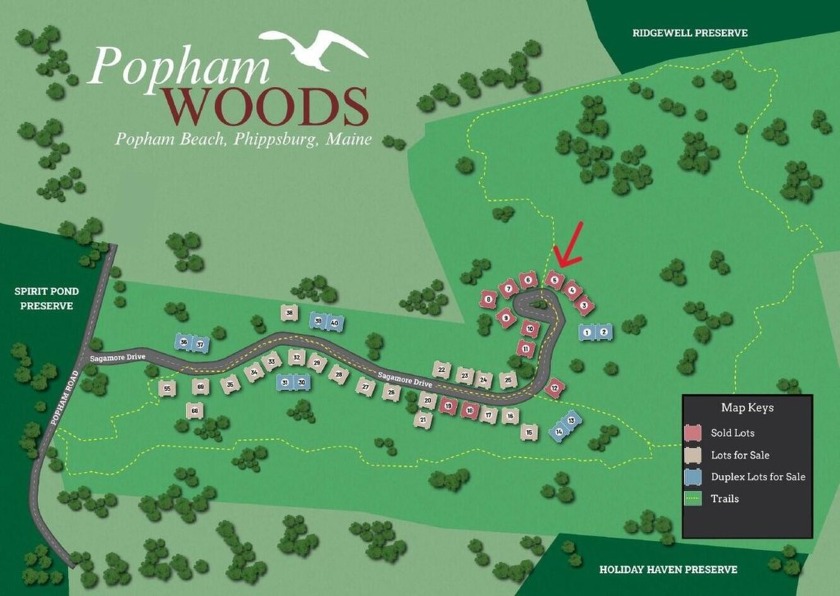 Outstanding opportunity to acquire rights to build at Popham - Beach Lot for sale in Phippsburg, Maine on Beachhouse.com
