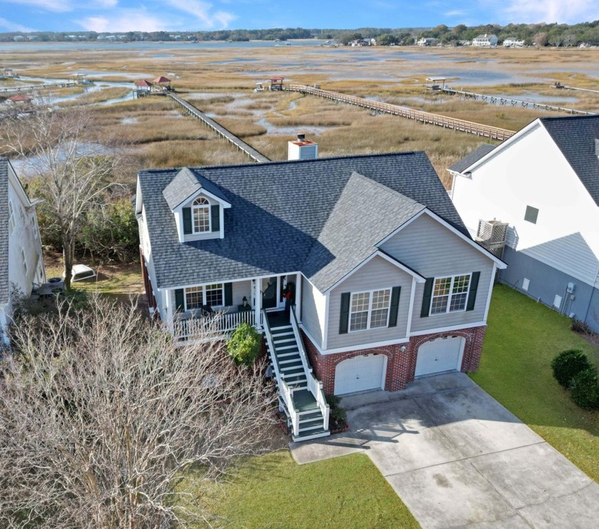 Waterfront Living at Its Finest!Discover this stunning elevated - Beach Home for sale in Charleston, South Carolina on Beachhouse.com