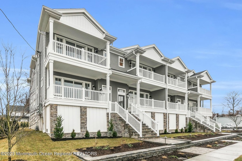 BRAND NEW CONSTRUCTION! Luxury townhouse END UNIT with WATER - Beach Townhome/Townhouse for sale in Oceanport, New Jersey on Beachhouse.com