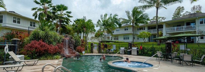 Plantation 1322- so many extras! AC, fitness center, hot tub - Beach Vacation Rentals in Princeville, Hawaii on Beachhouse.com
