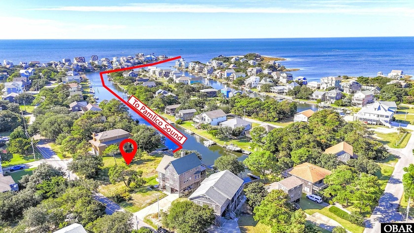 Build your Outer Banks dream home on this beautiful canalfront - Beach Lot for sale in Frisco, North Carolina on Beachhouse.com