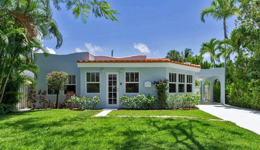 Charming, completely remodeled 1926 Belair Home located on a - Beach Home for sale in West Palm Beach, Florida on Beachhouse.com