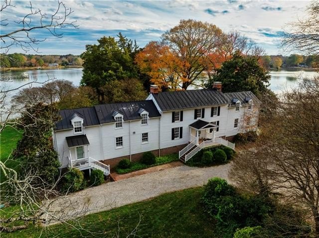 Stately 1872 shotgun-style Ware River house, raised and - Beach Home for sale in Gloucester, Virginia on Beachhouse.com