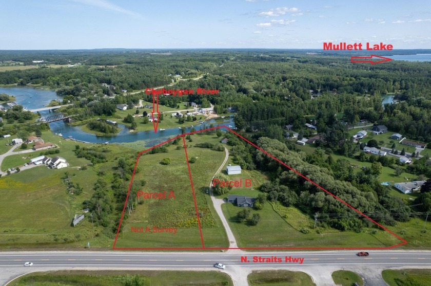 Opportunity abounds with this 8 acres on the Inland Waterway! - Beach Home for sale in Cheboygan, Michigan on Beachhouse.com