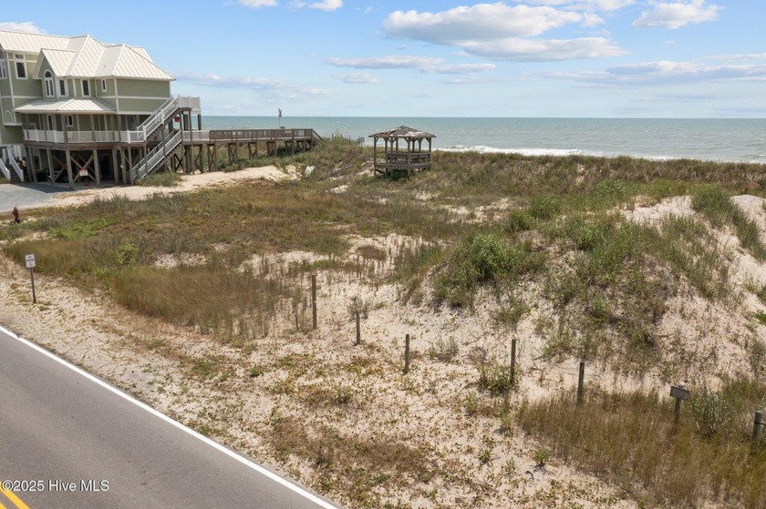 Large OCEANFRONT lot on Topsail Island! Whether you're in the - Beach Lot for sale in North Topsail Beach, North Carolina on Beachhouse.com