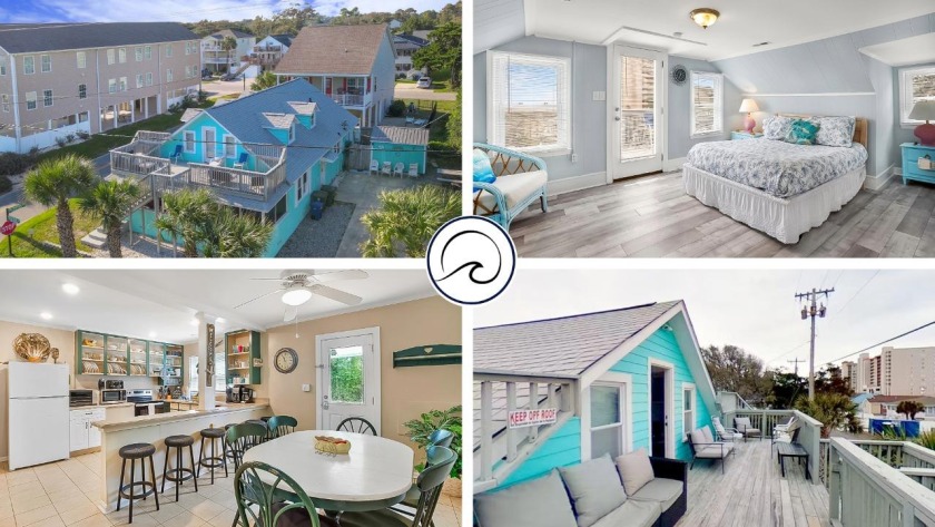 The Margaritaville House! Sleeps 13! Ocean Views and Rooftop Deck - Beach Vacation Rentals in North Myrtle Beach, SC on Beachhouse.com