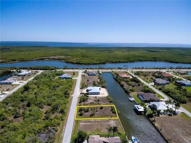 GULF ACCESS *SAILBOAT* SOUTH-FACING WATERFRONT lot in South Gulf - Beach Lot for sale in Port Charlotte, Florida on Beachhouse.com